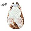 Baumwoll-Schlafsack Plüschkatze Umschlag-Schlafsack Winter für Männer Frauen Weiche Tier-Nickerchenmatte Sack Zuhause Reise