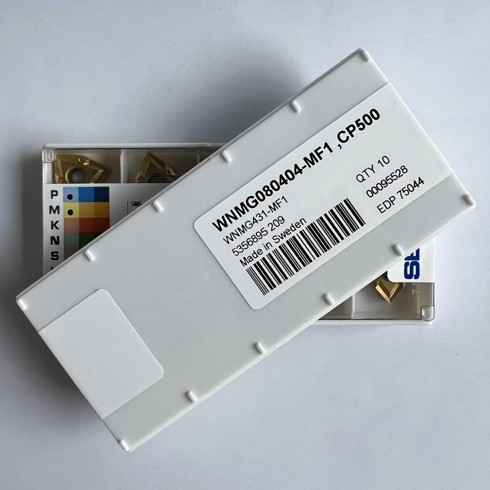 

WNMG080404-MF1, CP500 / Industrial indexable Carbide Inserts 10 Pcs