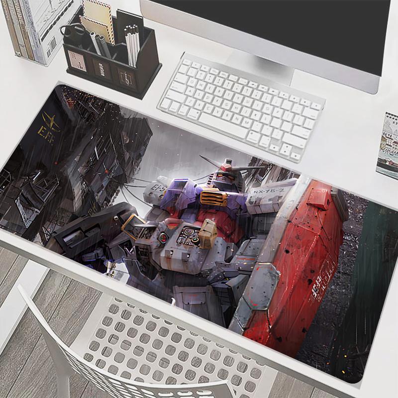 

Mouse Pad Mechanical Warrior RX-78-2 G-gundam Anime PC Gamer Computer Mausepad Varmilo Keyboard Gaming Extended Desk Mat 30x60x0.2cm