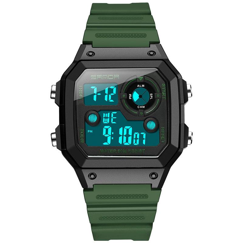 Mens Fashion Led Digital Watch Student Sports Multifunction Electronic Watch Female Clock Gift