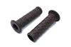 Beatus Retro Design Bike Handle Grip 0.9 Inch (22.2 Mm) Universal Grip Left and Right Set (Dark Brown)