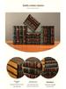 European Retro Faux Book Storage Box and Figurines for Office Decor