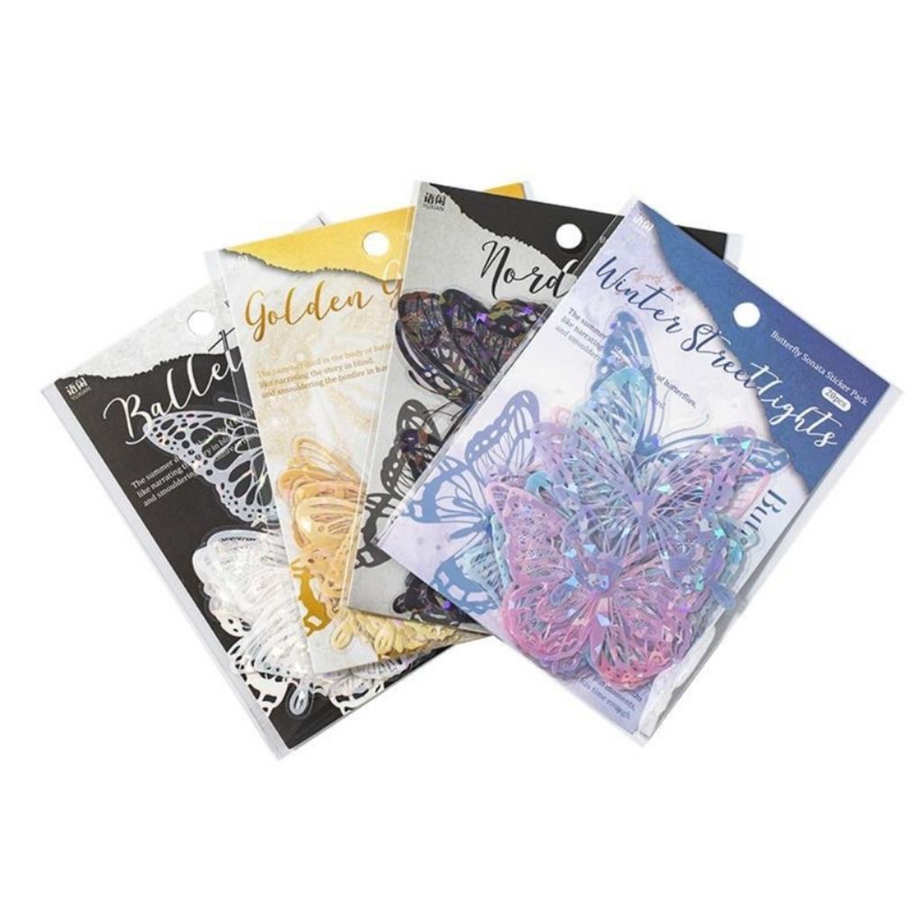 20 Stück 3D-Schmetterlings-Wanddekoration, goldene Schmetterlingsdekorationen für Schmetterlings-Geburtstagsdekorationen, Schmetterlings-Party-Kuchendekorationen, entfernbare Aufkleber