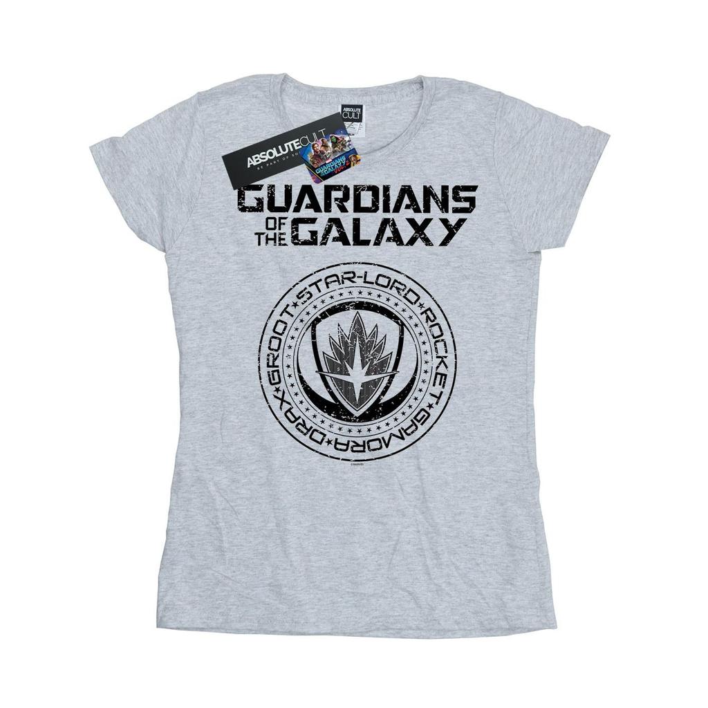 Marvel Womens/Ladies Guardians Of The Galaxy Vol. 2 Distressed Seal Cotton T-Shirt