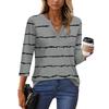 3/4 Sleeve Shirts For Women Tees Blouses Casual Plus Size Basic Tops Pullover Ladies Tunic Blouses
