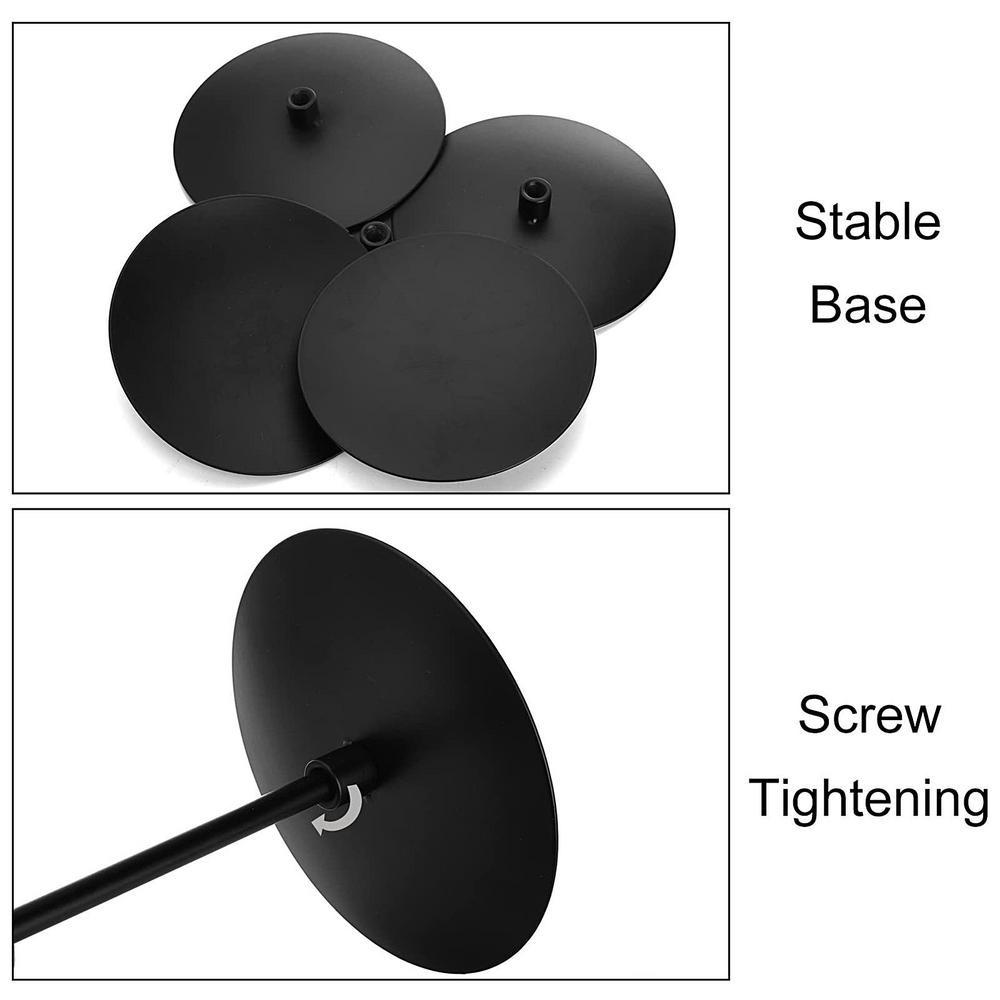Matte Kerzenständer, Kerzenständer aus Metall, Eisen, neue Stumpenkerzenhalter aus Metall
