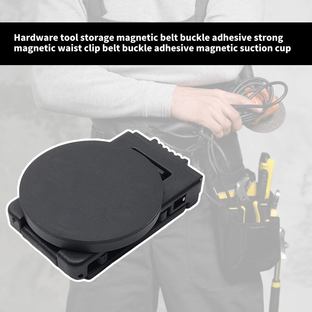 Cintura Portautensili Magnetica con Clip a Morsetto e Magnete di Grande Diametro per Tecnici Professionisti e Organizzatori di Attrezzi per Meccanici