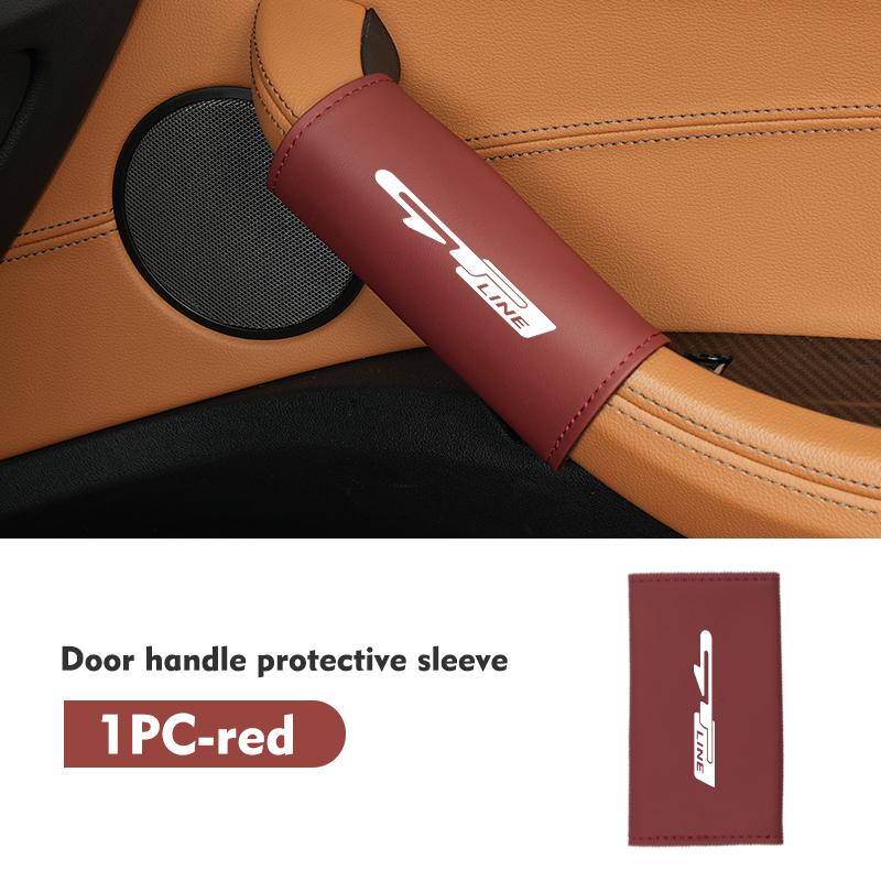 NAQF7 For KIA Car Handle Protective Cover Roof Handle Covers Auto Interior Accessories K5 K2 Optima Soul Spectra Niro Cadenza Sephia