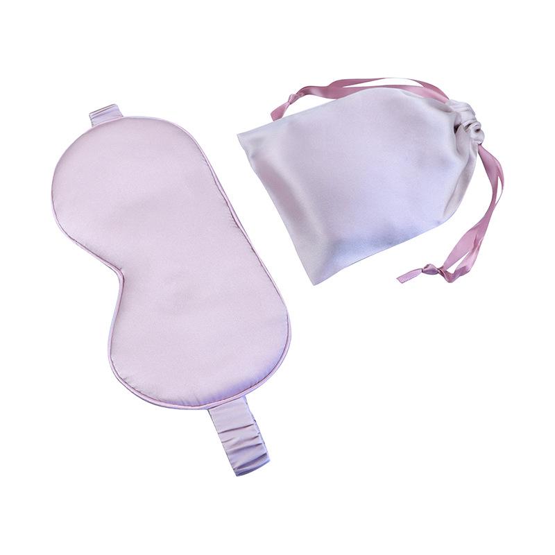 Hedvábná oční maska 16 momme s úložným sáčkem na spaní