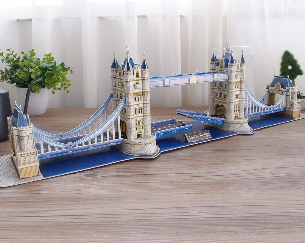 Würfeliger Spaß-Puzzle 3D räumlich Tower Bridge London 120 Teile ds0978h