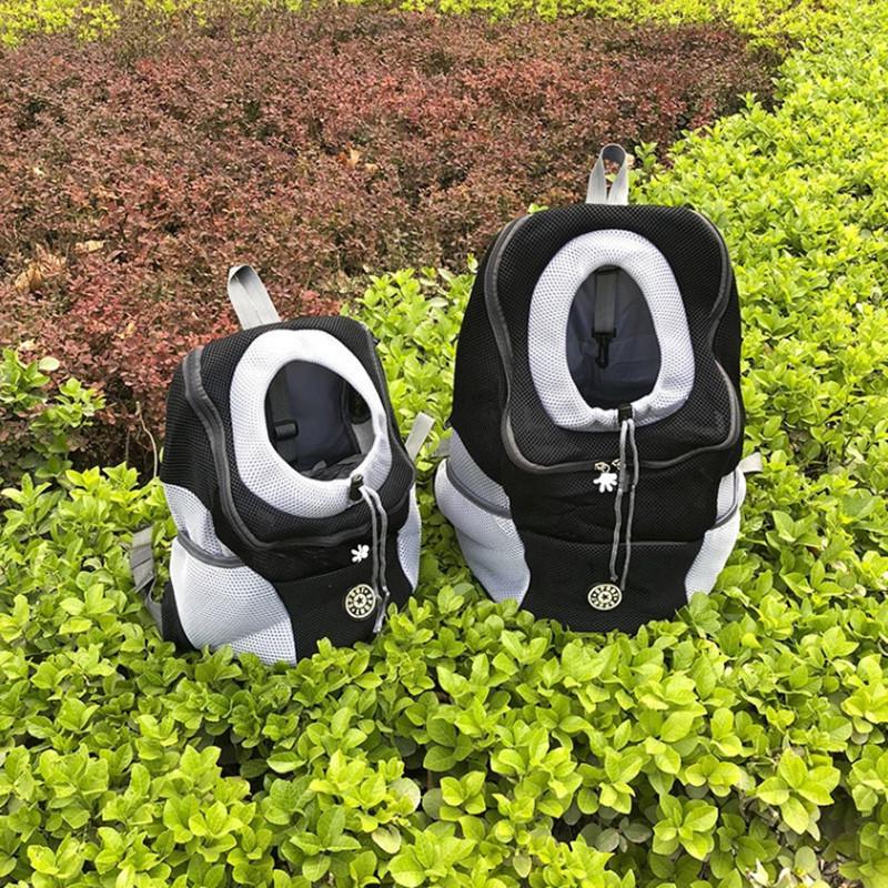 Portable Breathable Pet Backpack for Dogs & Cats - Travel Chest Bag