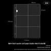 A4 Loose-Leaf Album Supplement Pages: Single, Double, Quad, and Nine-Pocket PP Card and Photo Storage