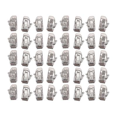 40pcs Teeth Bracket Buccal Tube Bondable 0.022in Buccal Tube Roth Reduce Discomfort Teeth