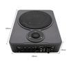 600W 8/10 Inch 12V Portable Car Audio System Aluminum Alloy Car Speaker Ultra-thin Seat Subwoofer 240 * 320 * 65mm