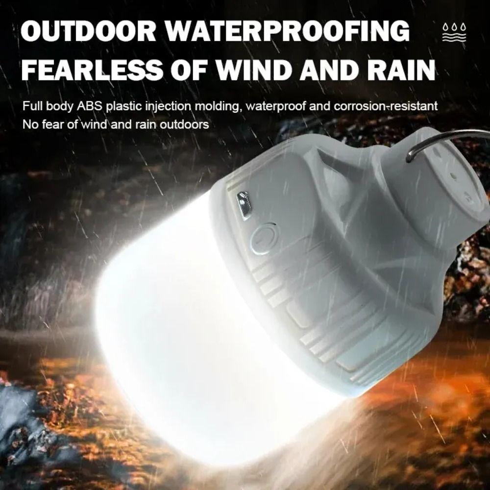 Waterproof LED Lamp Bulbs USB Rechargeable Camping Light New Emergency Light  Camping