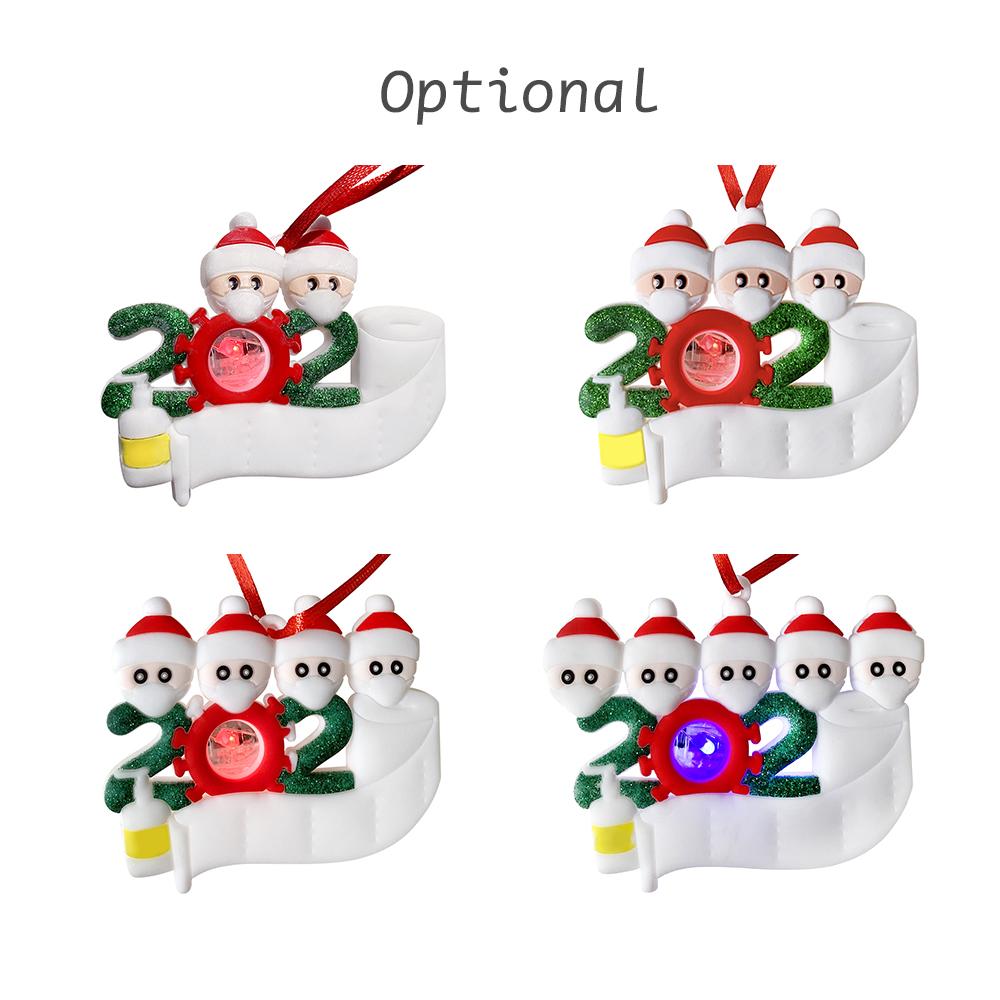 

Рождественская елка Название Орнамент с мигающим светом 2020 Рождественский орнамент персонализированные 25 Семья