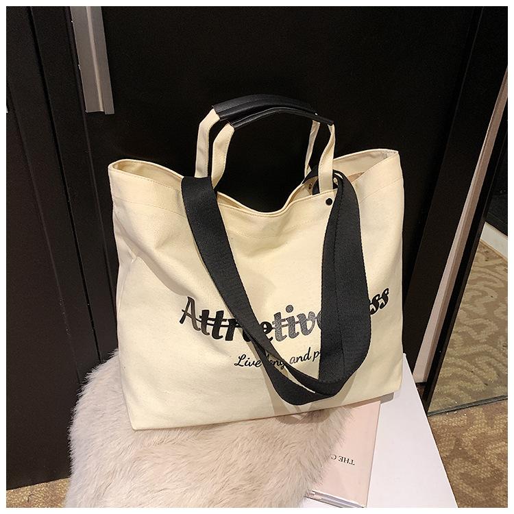 Popular shoulder bag large capacity tote bag fashion letter tide commuter shoulder casual armpit bag