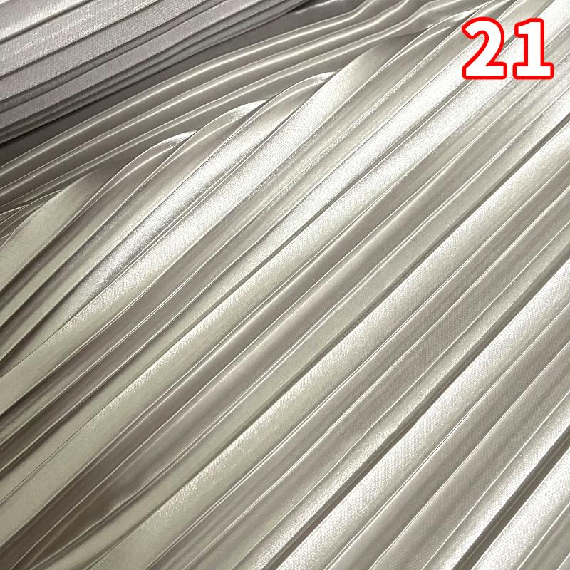 

Плиссированная атласная ткань на метр для рукоделия, платья, юбки, костюма, одежды, для шитья своими руками, мягкая, глянцевая, гладкая, однотонная, белая, розовая 50X150CM