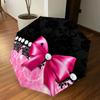 1PC Bow Diamond Umbrella-8-Rib Reinforced, Automatic Open, Lightweight & Durable, Cute Fashion Accessory for Outdoor, Beach, or Casual Use, Beach Umbr