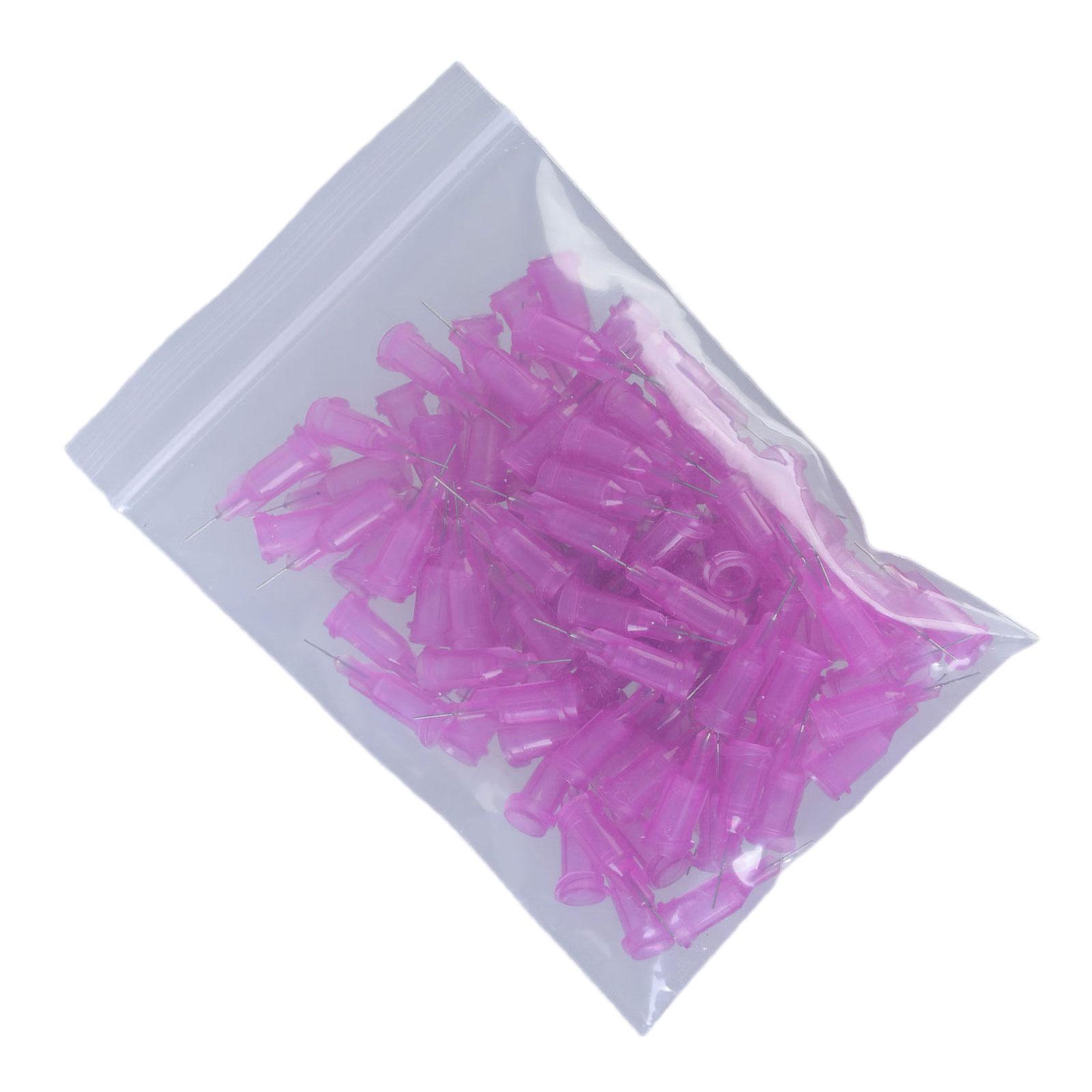 

100 шт. Тупоконечные дозирующие иглы 1/4 дюйма Дозирующие наконечники Иглы Прецизионные наконечники Жидкий дозатор Шприц Тупая игла