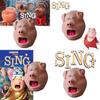 Sing2 Rossi Pig Mask | Adult Latex Headgear | Angry Expression Cosplay