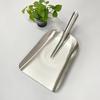 Large 304 Stainless Steel Coal Shovel with Flat Head for Farming and Outdoor Cleaning