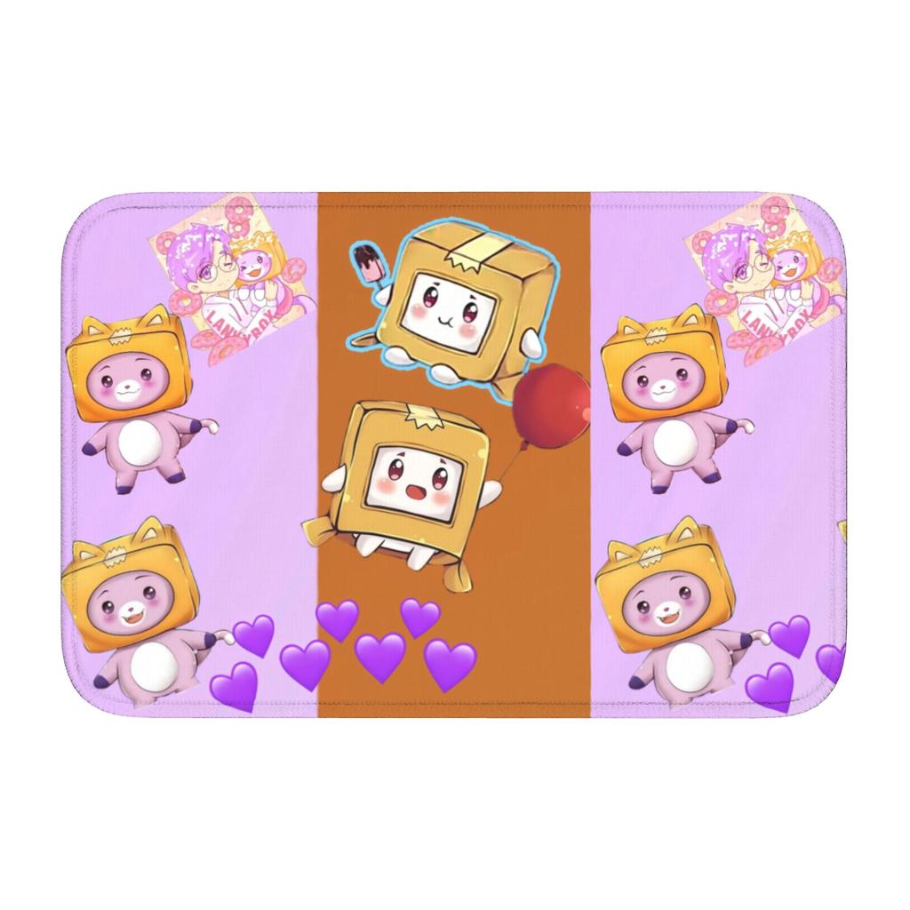 Benutzerdefinierte Spiel Lanky Box Mode Anime Cartoon Fußmatte Rutschfeste Eingang Bad Küche Tür Bodenmatte Toiletten Teppich Teppich