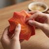 3D Printed, Foldable Polygonal Decompression Toy, Spiral Tower Irritating Star