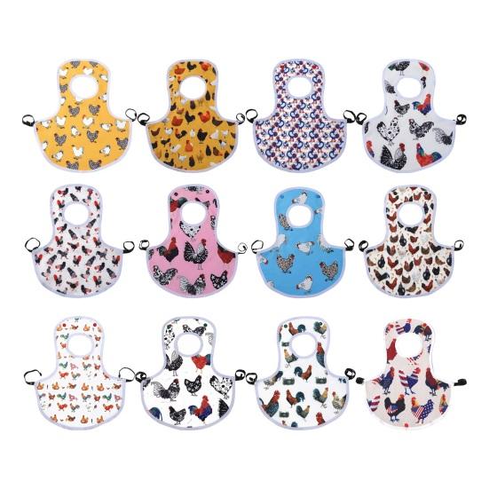 Hühnersattel, Outdoor-Hühnerschürze, Hühnerschutzweste, Jacke, Geflügelflügel-Rückenschutz für Federwachstum