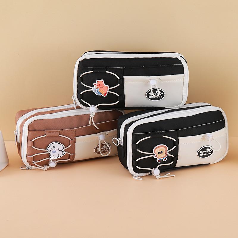 Girls Pencil Bag With Spacious Design And Polyester Construction For Elementary Students