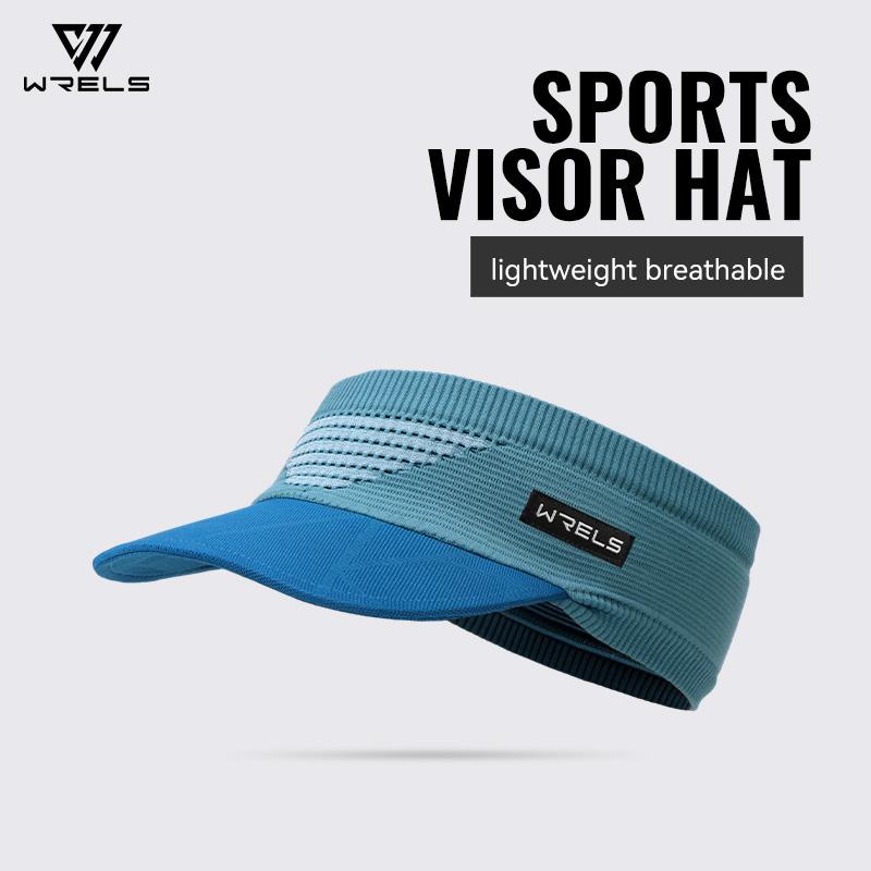 WRELS Outdoor Sports Visor Caps Adjustable Visor UV Protection Top Empty Tennis Bicycle Anti-UV Empty Top Elastic Knitted Hat