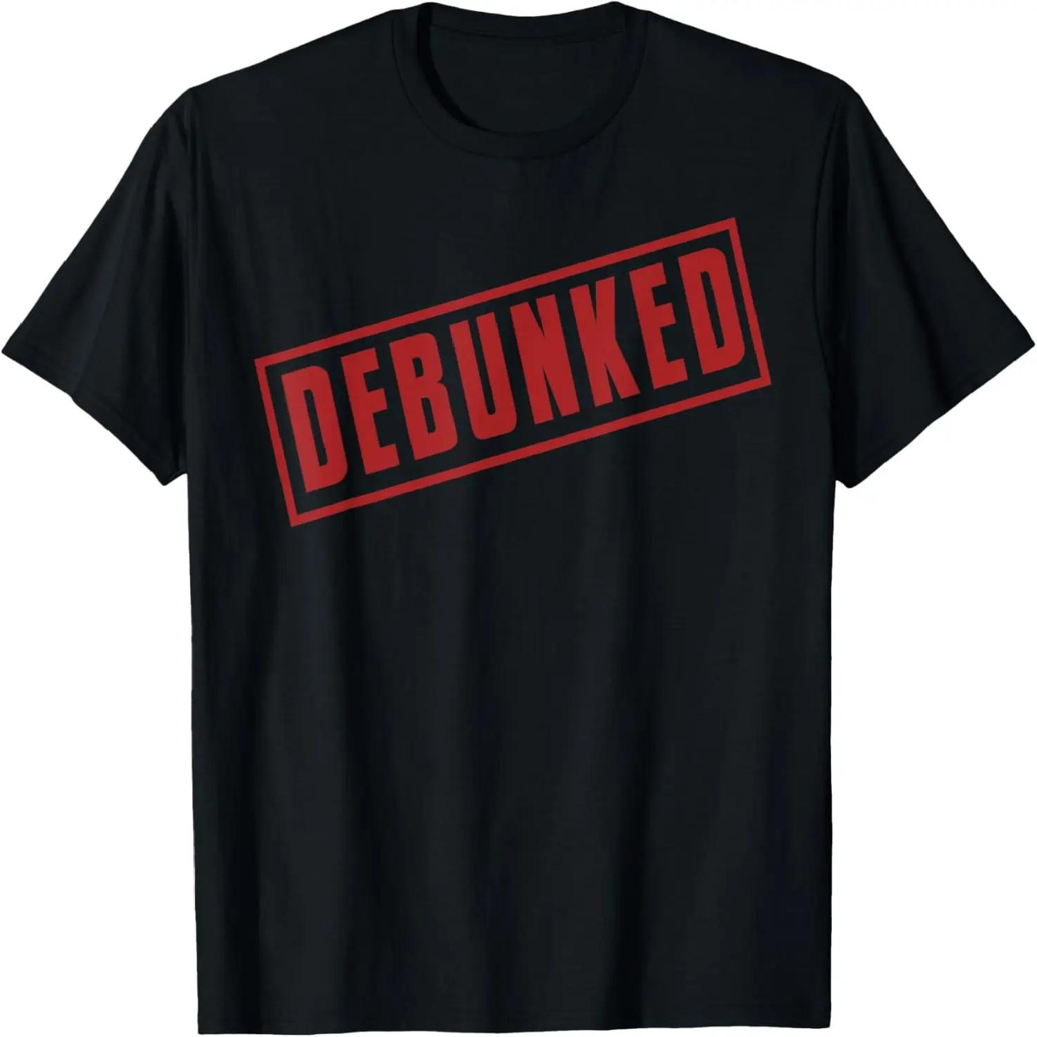 Ghost Hunter Debunked Red Stamp T-shirt _ Halloween Costume XXXXXL чёрный