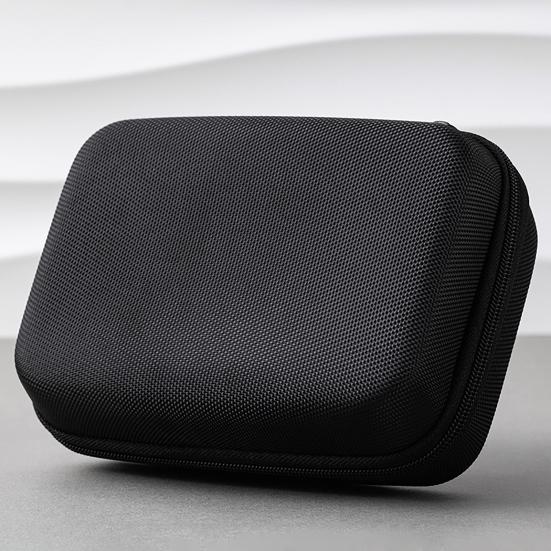 Portable Storage Box, Hard EVA Digital Storage Bag, with Double-Layer Partitioned Lining Mesh Pockets Design, Protective Case for Cable Organize