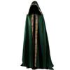 Fashion New Hooded Long Cape Cloak Retro Halloween Dress Stage Costume Women Dress Female