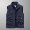 2025 Outdoor Leisure Vest Men's New Multi-Pocket Breathable Outdoor Cargo Jacket Coat High-Quality Design Hiking Fishing Vest