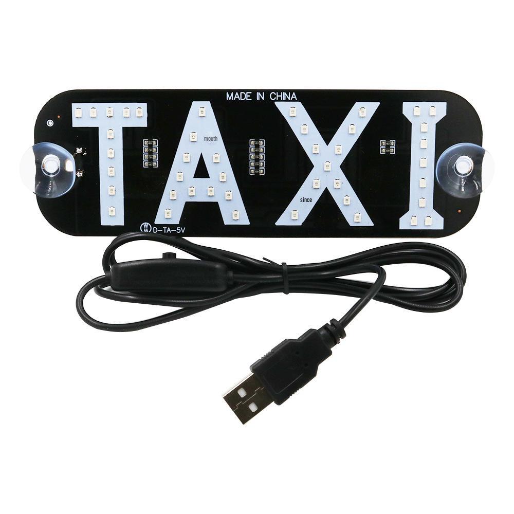 

TAXI USB Car Light Indicator 5-6V розовый
