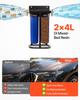 Deionized Water System for Car Wash, Spotless Car Wash Water System with 2 X 4L DI Resin, TDS Meter & Bypass Valve, Spot-Free Deionized Water Filter