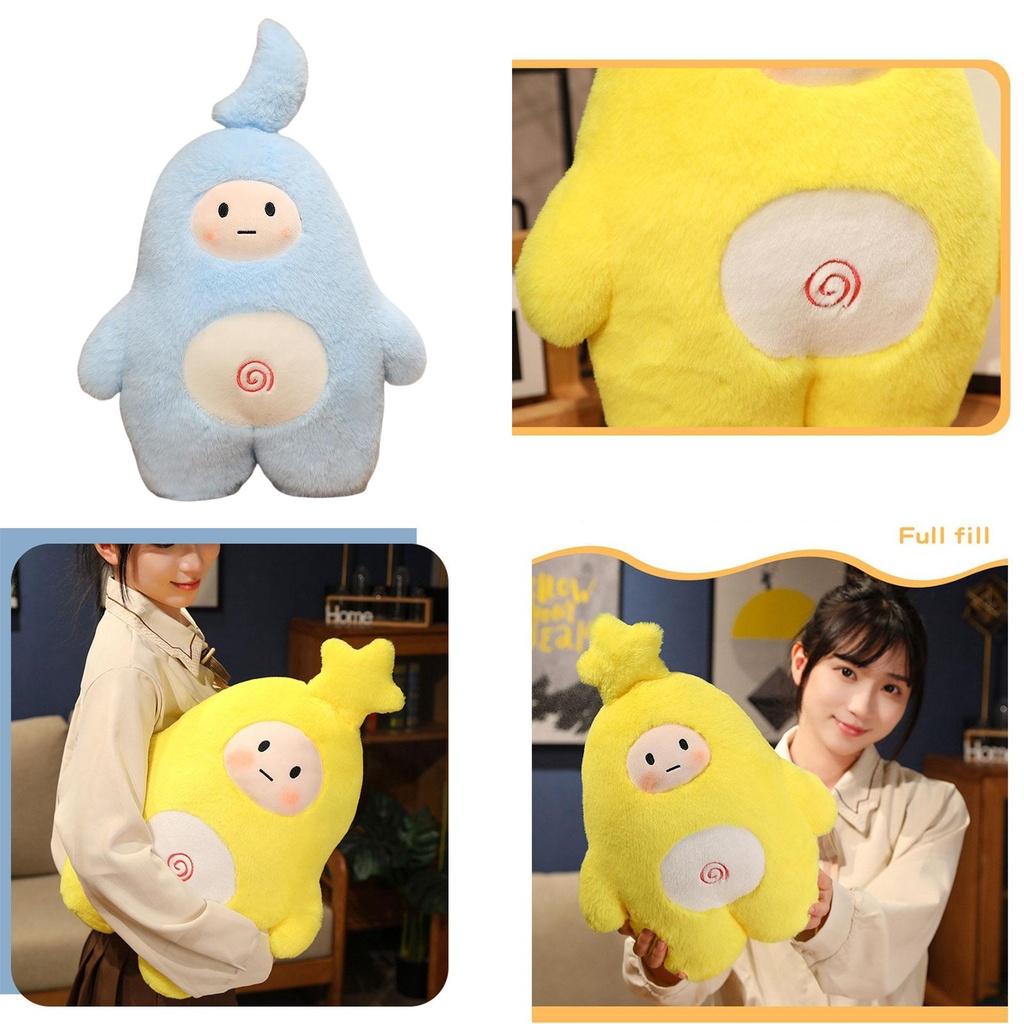 Adorable Moon And Star Plush Toy Pillow For Calming And Comforting Kids Man Star Man)