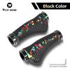 WEST BIKING Bike Grips 3D Honeycomb Cushioning Ergonomic Anti-slip Aluminum Locking Ring Universal Waterproof MTB Bike Comfortab
