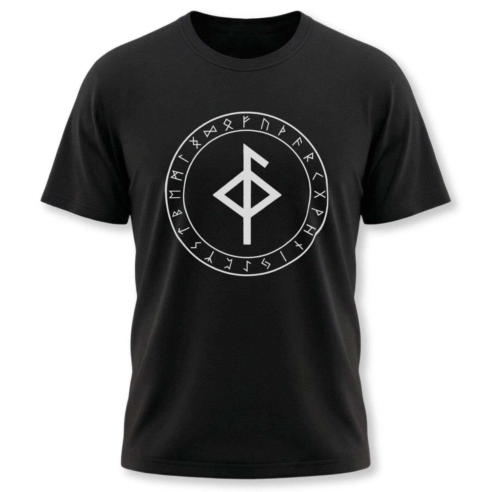 Norse Good Health Bind Rune T-Shirt | Unisex Viking Symbol Graphic Tee Shirt XS