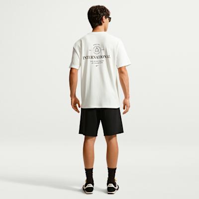 Nike Sportswear T Shirts Men's Sail White Crew Neck Moderate