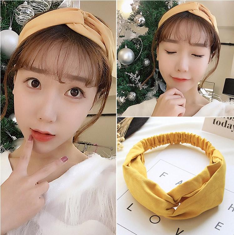 Korean Spring-Summer Elastic Chiffon Silk Headband for Women – Hair Accessories, Sports & Face Washing