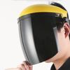 Lightweight Head-Mounted Welding Mask: Anti-Splash, Anti-Burn PC Face Shield for MIG/MAG TIG Welders.