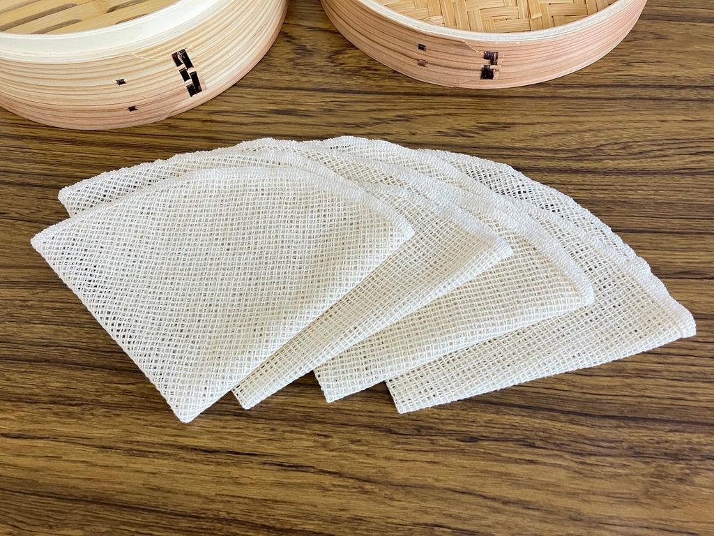 Plus One Steaming 30 X 30 4 Made In Japan Cloth, Japanese-made, Round, Approx. Cm, Pieces, 100% Cotton,