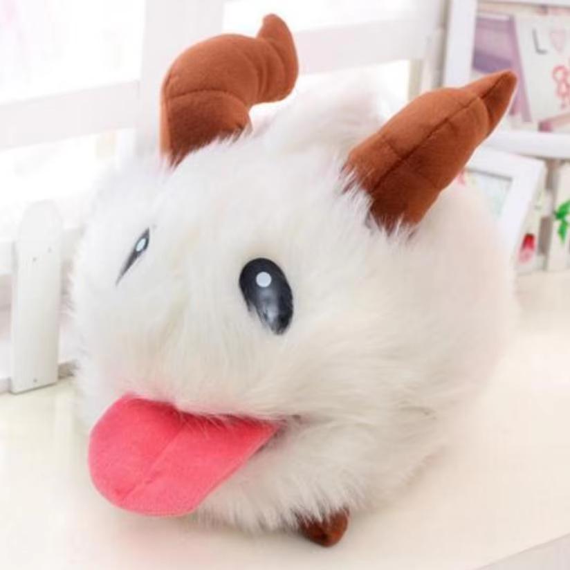 25CM Hot Product League Of Legends Poro Plush Doll Game Peripheral Doll  High Quality Kids Birthday Christmas Gift Home Decor