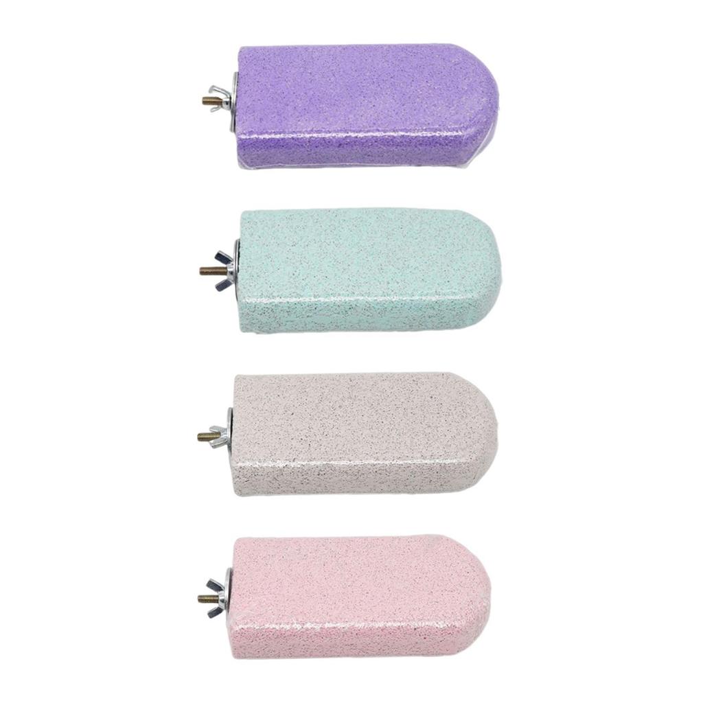 Parrot Stand Bird Perch Platform Foot Claws Trimmer Beak Grinding Stone for Lovebirds Trimming Cockatoo Bird Nail Trims Conures