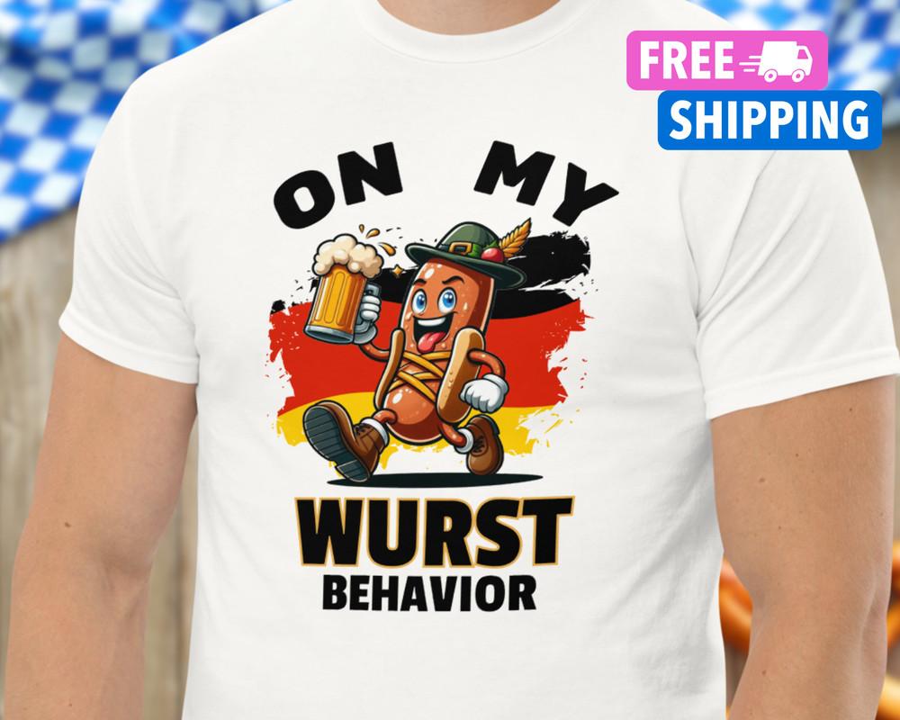 Funny Oktoberfest Shirt WURST Shirt German Bavarian Shirt Beer Lover Drinking Unisex T-Shirt S