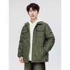 Winter Cotton-padded Men Coat Fashion Winter Lapel Cotton-padded Jacket Men Tooling Long Sleeve Warm Cotton-padded Jacket Men Clothing.