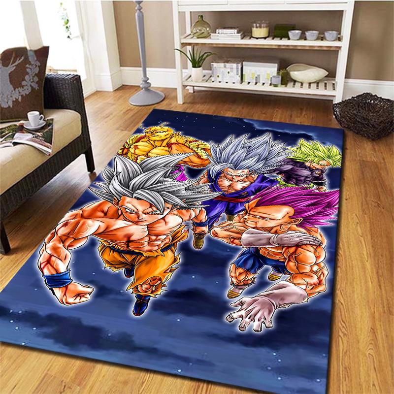 Dragon Ball Z Carpet Rug For Living Room Bedroom Home Sofa Decoration,kids Play Nonslip Floor Mat