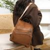 Retro Large Capacity School Bag Multi-function Shoulder Bag Women's Travel Backpack